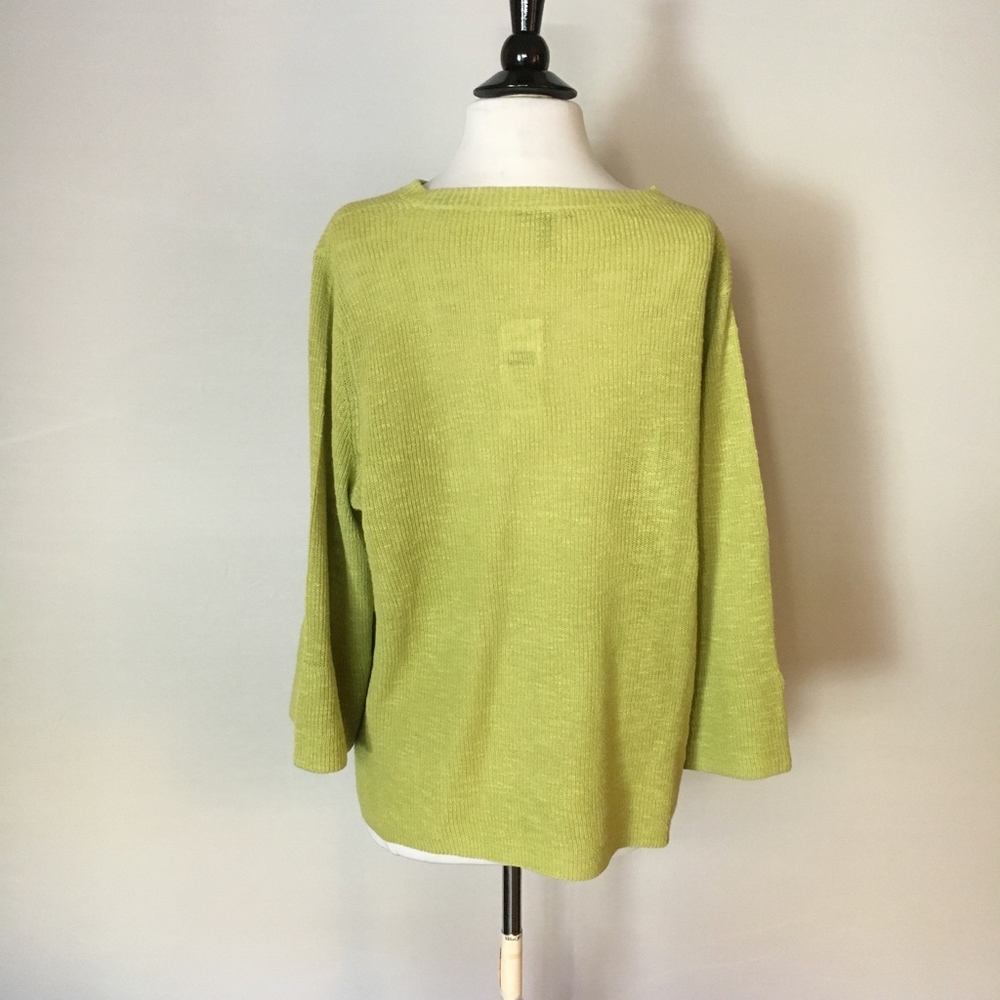 Eileen Fisher Organic  Linen Blend Sweater Size 1X - Picture 5 of 5